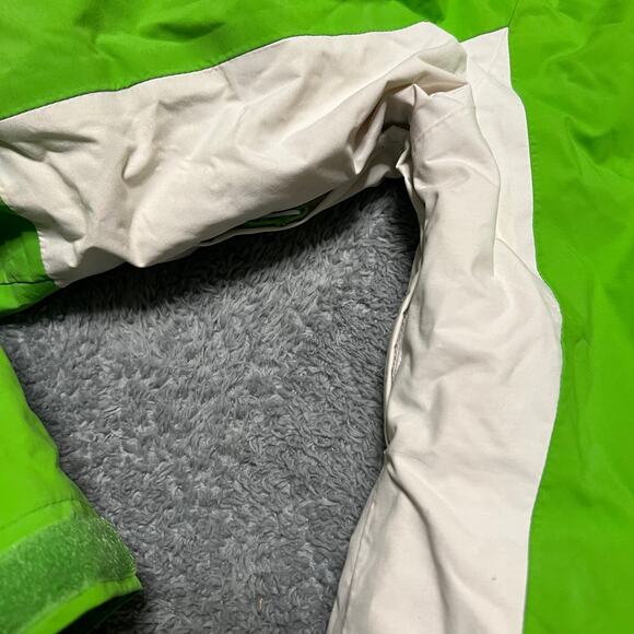 Helly Hansen Coat Womens Small Ski Jacket Lime Green RECCO Insulated Stretch - Picture 4 of 14